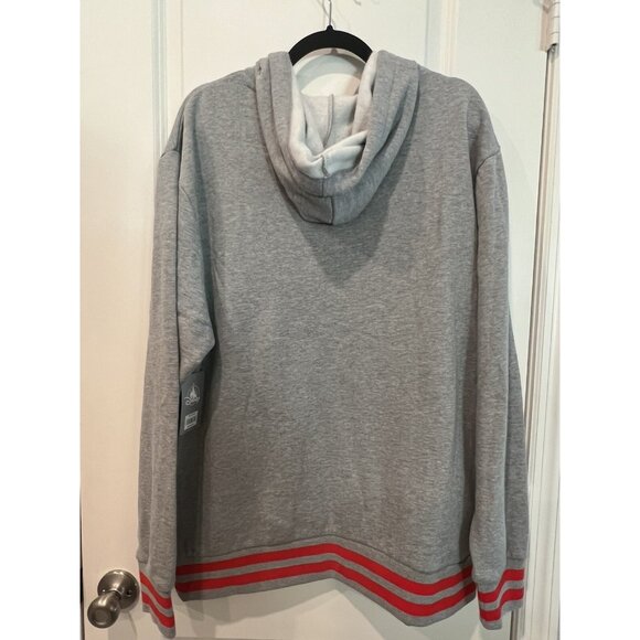 Disney Women's Gray Star Wars Holiday Pullover Hoodie Sweatshirt Large New - Picture 5 of 7